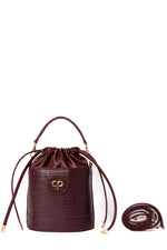 Alecta bordeaux croco