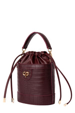 Alecta bordeaux croco