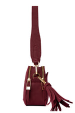 Aria bordeaux suede