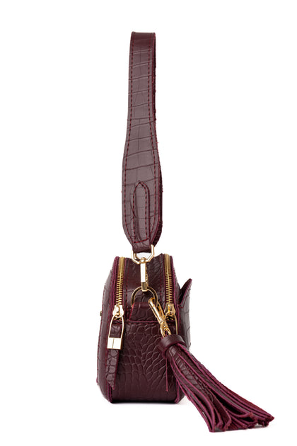 Aria bordeaux croco – COCOPAT