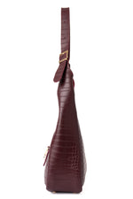 Elara bordeaux croco