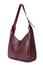 Elara bordeaux croco