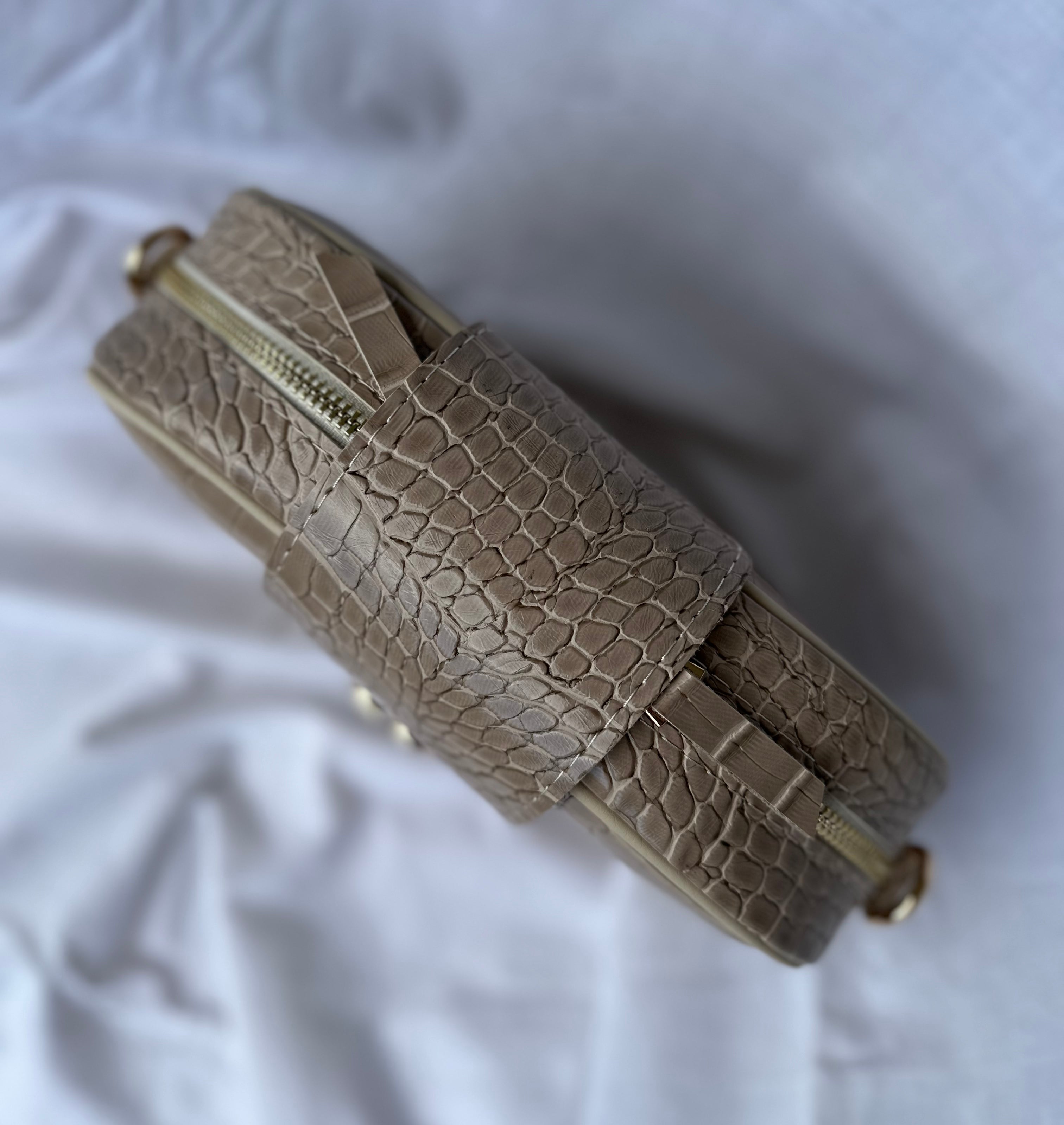 Nea beige croco