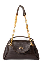 Mini Tia chocolate croco