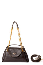 Mini Tia chocolate croco