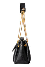 PRE ORDER - Mini Tia black croco