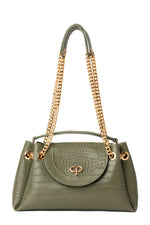 PRE ORDER - Mini Tia green croco