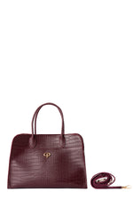 Olivia bordeaux croco