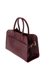 Olivia bordeaux croco