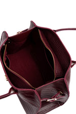 Olivia bordeaux croco