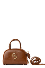 Rhea cognac croco