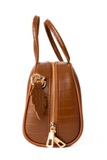 Rhea cognac croco