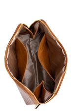 Toiletry bag cognac size S