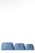 Toiletry bag blue size L