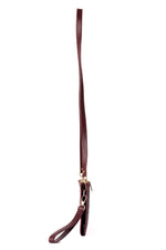 Mini clutch bordeaux croco