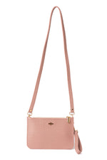Mini clutch rose croco