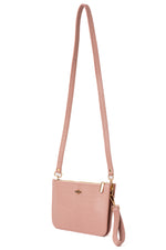Mini clutch rose croco