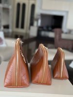 Toiletry bag cognac size L